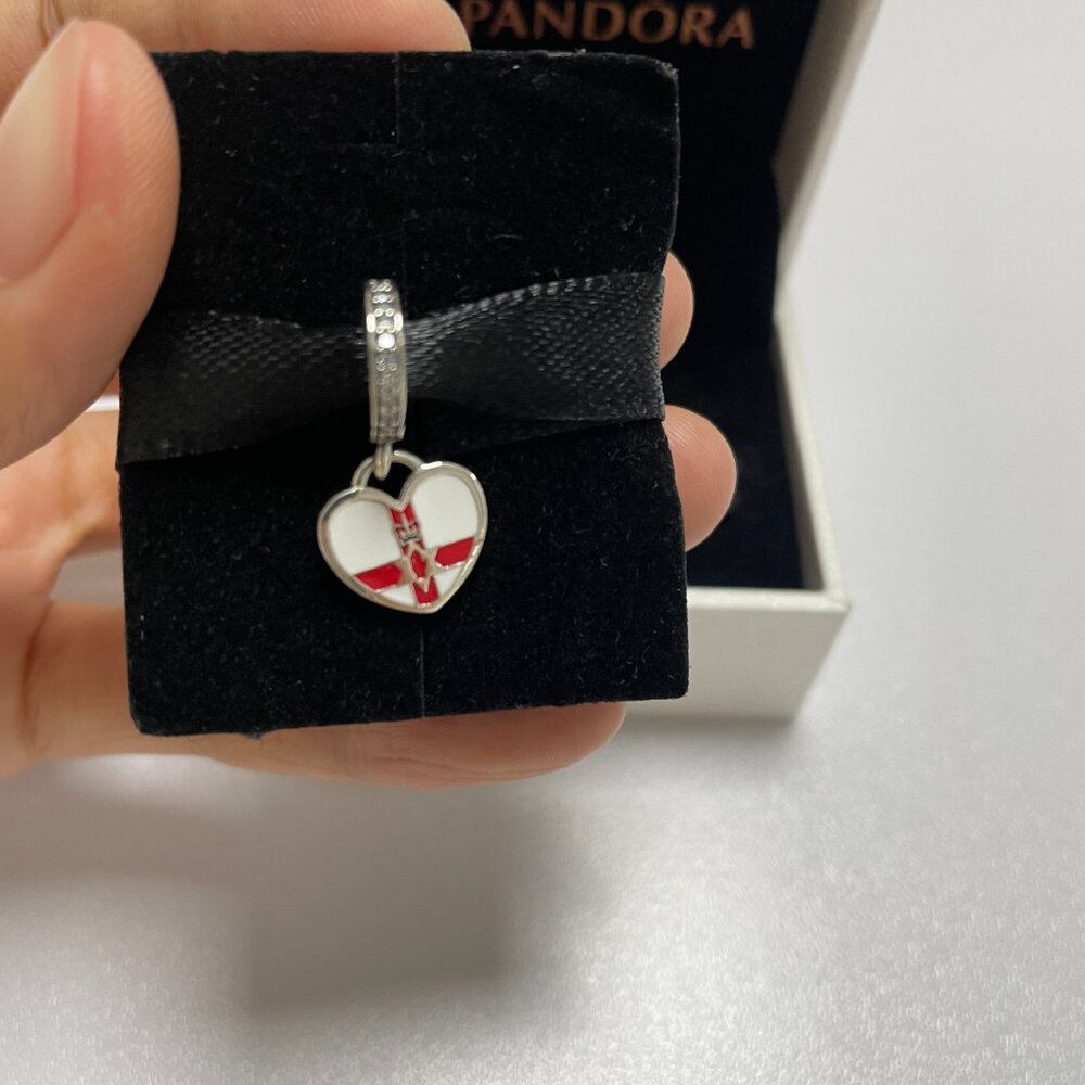 Pandora Northem Ireland Flag Exclusive Charm Sterling Silver Pendant